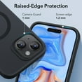 thumbnail image 4 of ESR Cloud Soft Case (HaloLock) Compatible with iPhone 15 Plus, Sleek and durable MagSafe-compatible case made from silky-smooth silicone, Black, 4 of 8