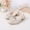 E067-Gold, variant on hengsof Girl's Bow Embellished Block Heel Sandals Fashion Crystal Dress Shoes Suitable for Children Aged 3-10 Perfect for Parties and Weddings