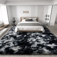 thumbnail image 3 of Socofuz Large Fluffy Rugs for Living Room, 9x12ft Black and White Shag Carpets for Kids Room Bedroom Nursery, 3 of 7