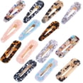 thumbnail image 1 of Juego de pinzas para el cabello de resina, pinzas, accesorios para el cabello, pasadores para el cabello con estampado de leopardo para mujeres, regalos para mujeres y niñas, 1 of 5