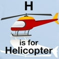 thumbnail image 2 of CafePress - H Is For Helicopter Infant Bodysuit - Baby Light Bodysuit, Size Newborn - 24 Months, 2 of 4