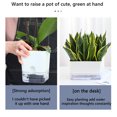 thumbnail image 3 of Double Capa Planta Flores para Plantas Interior (Rectángulo L), 3 of 9