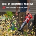 thumbnail image 4 of SKIL PWR CORE 40V Brushless 650 CFM Leaf Blower Kit with 4.0Ah Battery and Charger, BL0650C-13, 4 of 11