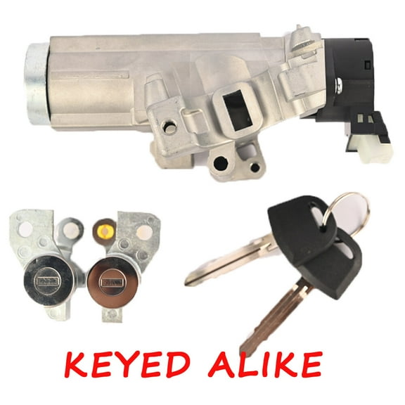 Ignition Switch & Door Lock Cylinder For Chevy Colorado 2004 2005 2006 2007 2008 & 2004-2012 GMC Canyon KEYED ALIKE 89022365 CS1008L LC65360 6441120 C-24-116