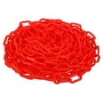 thumbnail image 3 of Unique Bargains 0.2' Diameter 39Ft Length Plastic Chain Barrier, Safety Link Chain Stanchion for Crowd Control, Red, 3 of 6