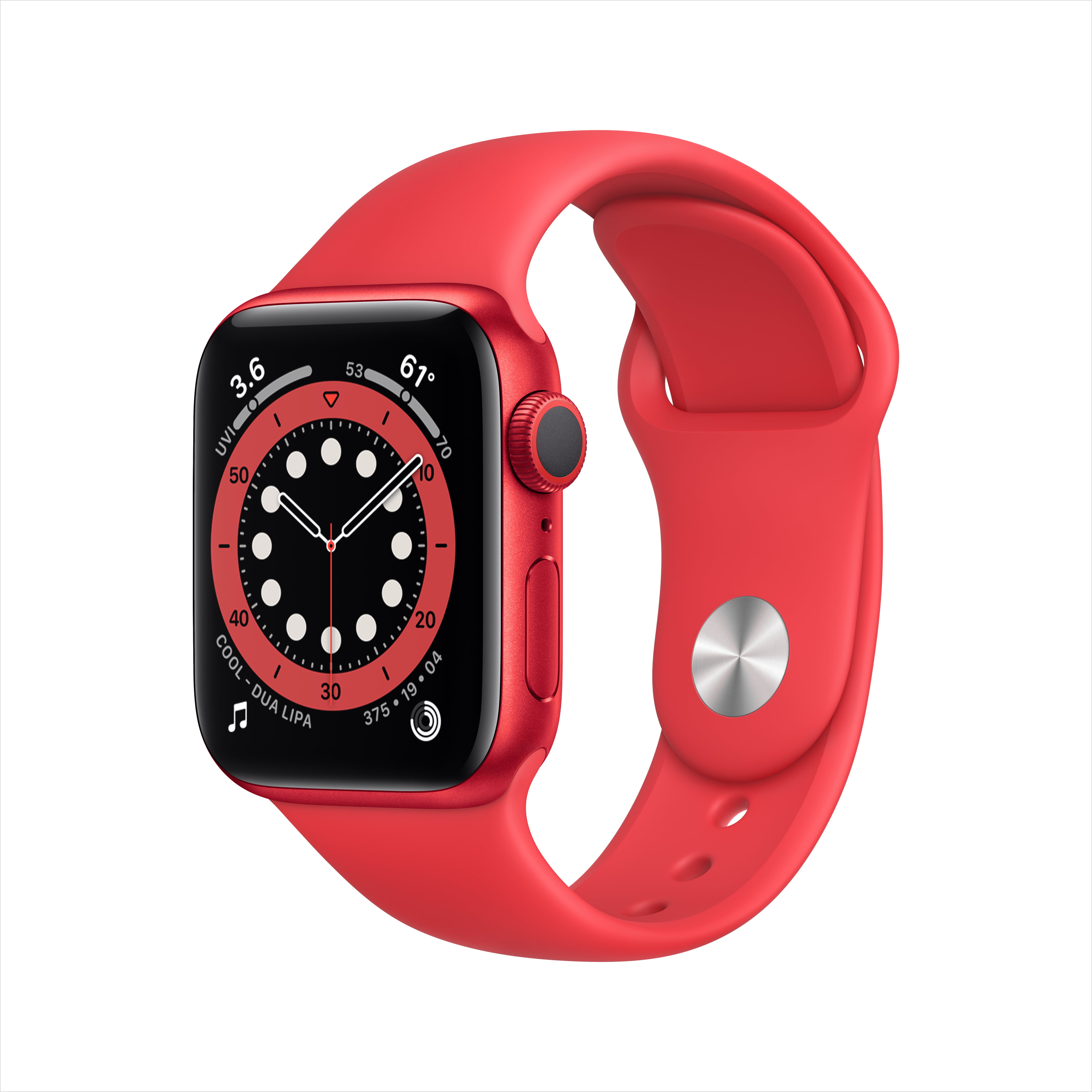 Apple Watch Series 6 GPS, 44mm PRODUCT(RED) Aluminum Case with PRODUCT(RED)  Sport Band - Regular - Walmart.com