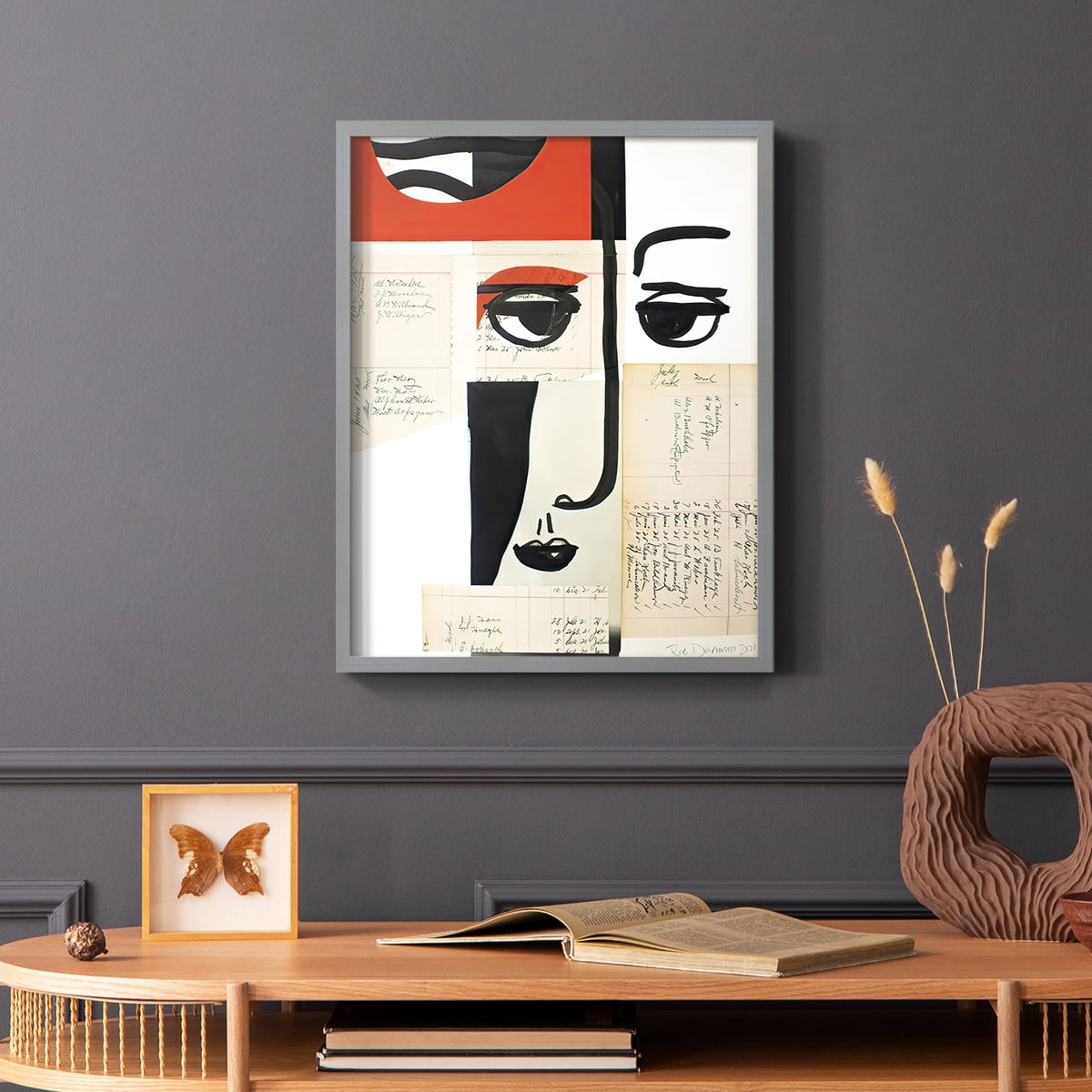 Faces of A Century III in Paper Solid Wood 16 x 20 Framed Print