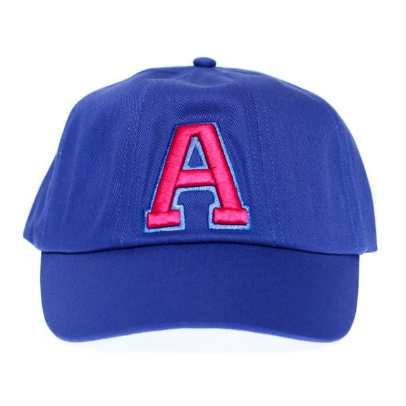 Angus-Young Men's hat School Boy British Rocker Cap Snapback Adjustable Royal Blue