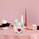 thumbnail image 4 of Figura de cerámica de pareja en forma de corazón | Regalo de San Valentín y decoración del hogar | Arte abstracto moderno para la entrada, la vinoteca o la sala de estar, 4 of 6