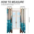 thumbnail image 2 of Legendzelda Print Perforated Curtains Living Room Bedroom Blackout Noise Reduction Curtains 2 Panels for Bedroom Dining Living Room 52"x84", 2 of 6