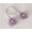Purple, variant on 2 Pieces Floral Curtain Straps - Curtain Gauze Storage Ties, Flower Curtain Buckles for Holding Back Drapes, 15x10x2CM Soft Fabric Tiebacks for Sheer Curtains, Window Valances, and Lightweight Panels