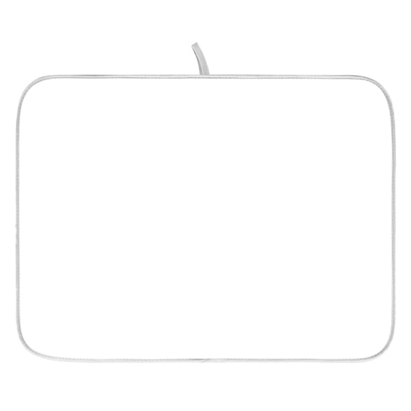 Dish Drying Mat for Kitchen Counter 16x18/18x24 White Absorbent Coffee Bar Mat Dish Drainer Rack Mat for Kitchen Counter