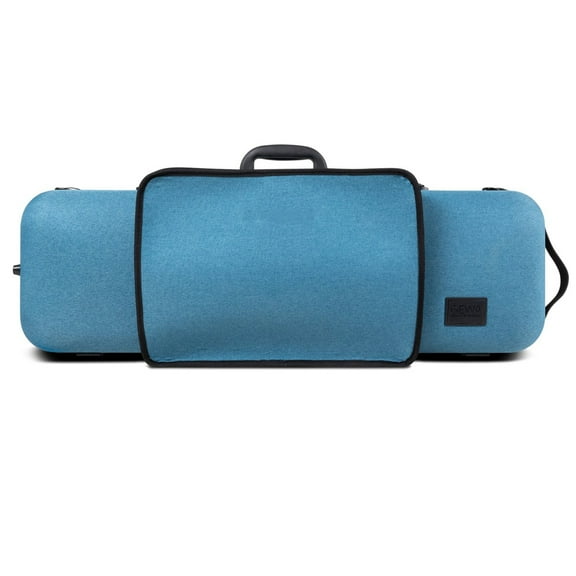 GEWA Bio-A 4/4-1/2 Violin Case Oblong - Blue w/ Music Pocket & Neck Pad