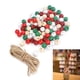 thumbnail image 5 of Cuentas De Madera, Cuentas Decorativas Hechas A Mano Con Borlas De Madera Con Cuerda De Cáñamo Para Hacer Collares Y Guirnaldas, 5 of 7