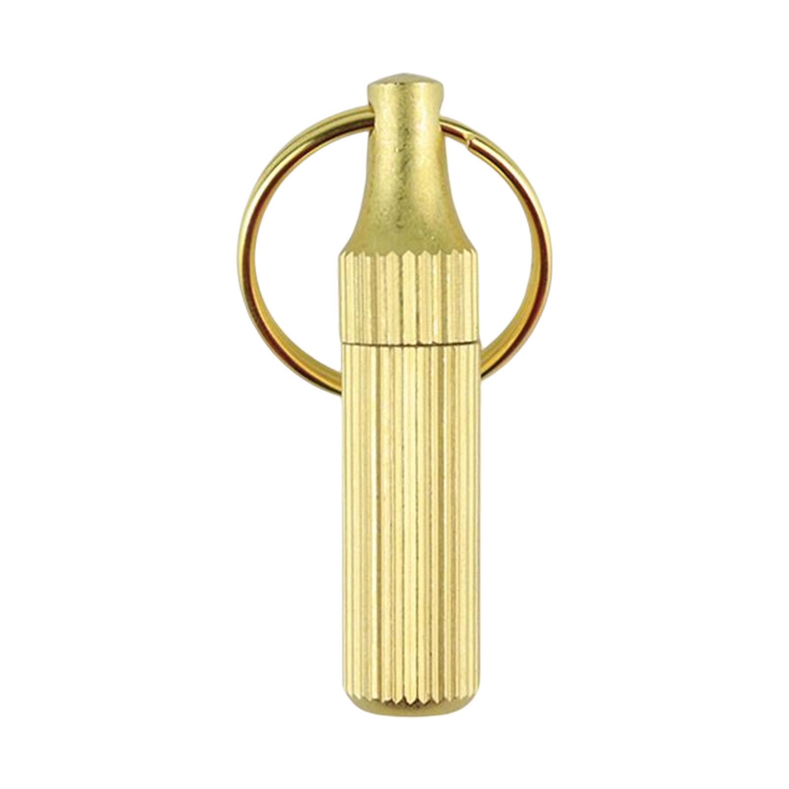 Mini Box Cutter Brass Antilost Keychain Box Cutter Pocket Knife