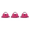 thumbnail image 4 of Destyer Carry All Essentials In Style With Hand Bag Sturdy And Durable Crossbody Bag rose red 29*19*9*12 3Set, 4 of 6
