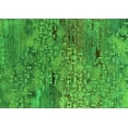 thumbnail image 1 of Ahgly Company Indoor Rectangle Oriental Green Industrial Area Rugs, 4' x 6', 1 of 4
