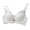 White, variant on Lacy Bras for Women Wireless Push up Bralette Bow Decorated Breathable Spaghetti Strap Everyday Bras Yellow S