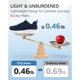 thumbnail image 4 of TEAHOO X STQ Walking Shoes for Women Wide Toe Box Sneakers Breathable Orthopedic Swollen Feet Diabetic Shoe Gym Workout Plantar Fasciitis Running Tennis Athletic with Adjustable Lace-up Navy 8.5, 4 of 7