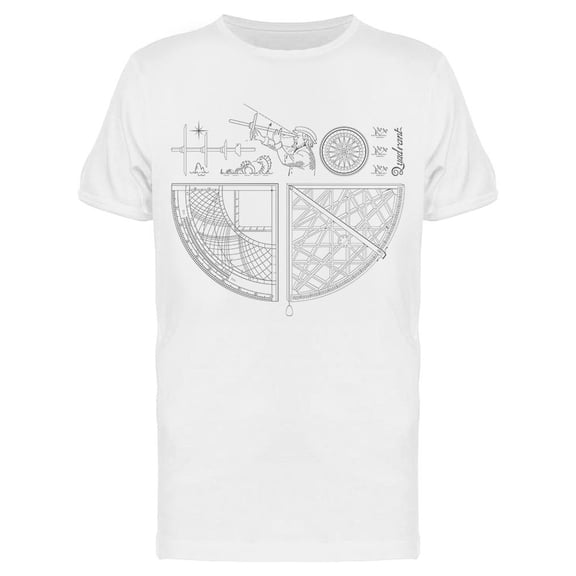 Vintage Navigation Tools T-Shirt Men -Image by Shutterstock, Male Medium