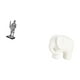 thumbnail image 5 of Figura de escritorio,Estatua de caballero,arte,artesanía,coleccionable,escritorio,oficina,Figura decorativa,pieza de arte,decoración del hogar,Figura de elefante,Estatua de elefante,figura, 5 of 8