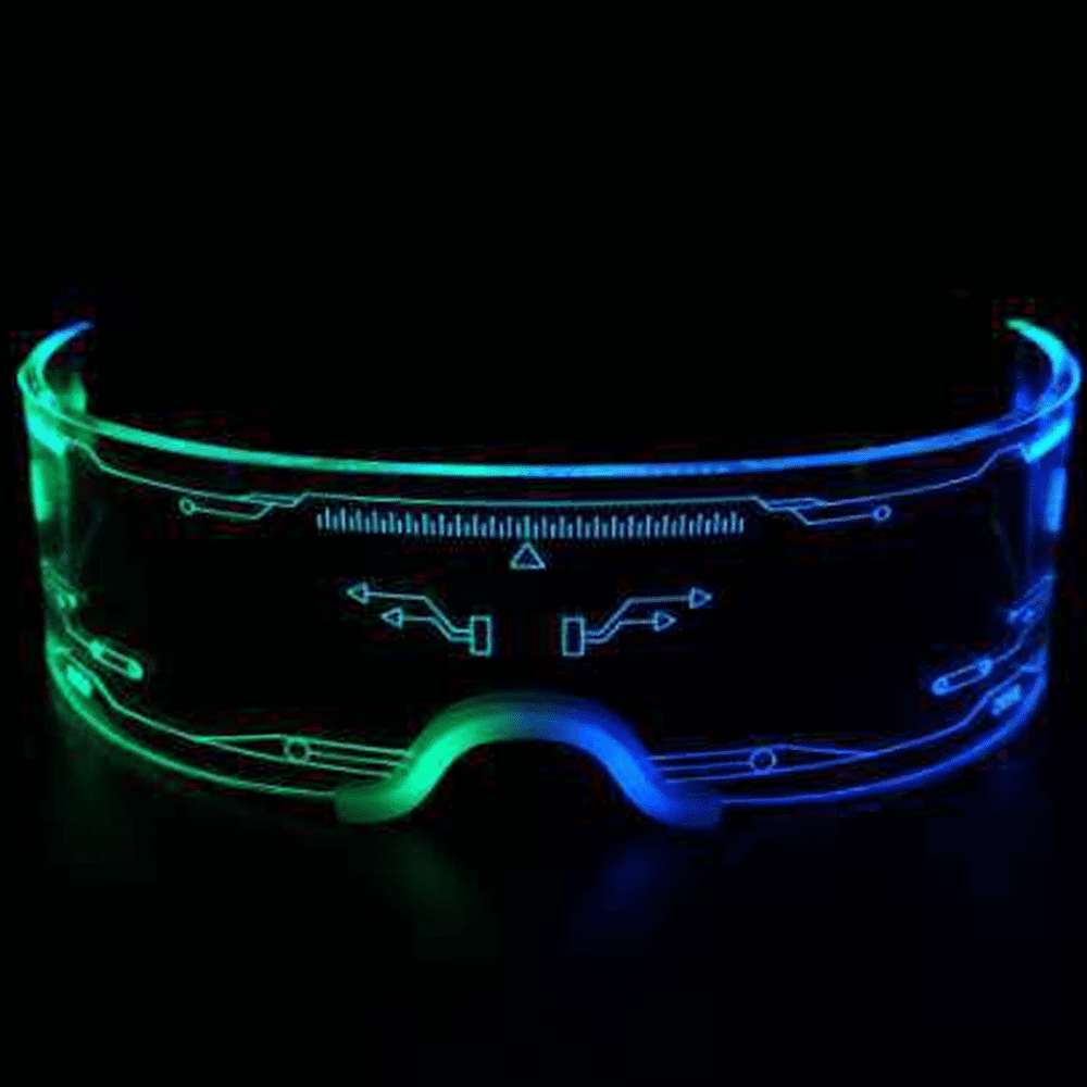 LED Glasses Light Up Party Glasses Glow In The Dark Halloween Party