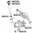 thumbnail image 2 of Febest REAR SHOCK ABSORBER SUPPORT # MZSS-KER OEM KD45-28-910E, 2 of 2
