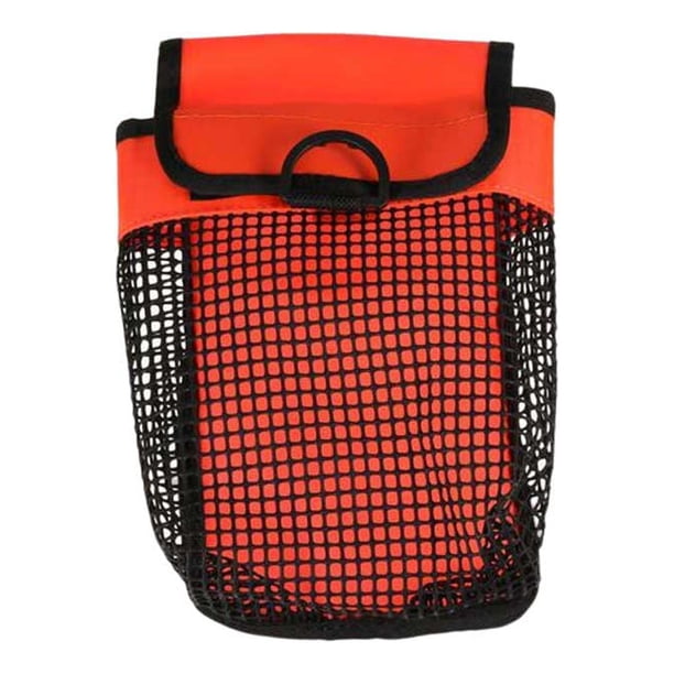 Greeniant Bolsa de buceo, carrete de almacenamiento, gancho colgante, marcador, boya, accesorios, separación, deportes, playa, aletas Deportes acuáticos Naranja