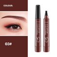 thumbnail image 1 of Crayon à Sourcils Stylo Microblading - Maquillage des Yeux Stylo Sourcils Micro 4 Points Stylo Sourcils Lift & Snatch Stylo Microblading Longue Durée Imperméable, 1 of 2