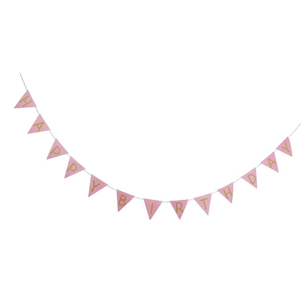 Banderín De Tela Banderín Bunting De Cumpleaños Celebraciones Decoración