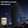 thumbnail image 3 of [1 Pcs] for Samsung Galaxy S26 Ultra Camera Lens Protector - Matte Titanium Alloy [Military Grade Shatterproof] [Strong Adsorption] Glass Camera Screen Protector for S26 Ultra,Black, 3 of 5