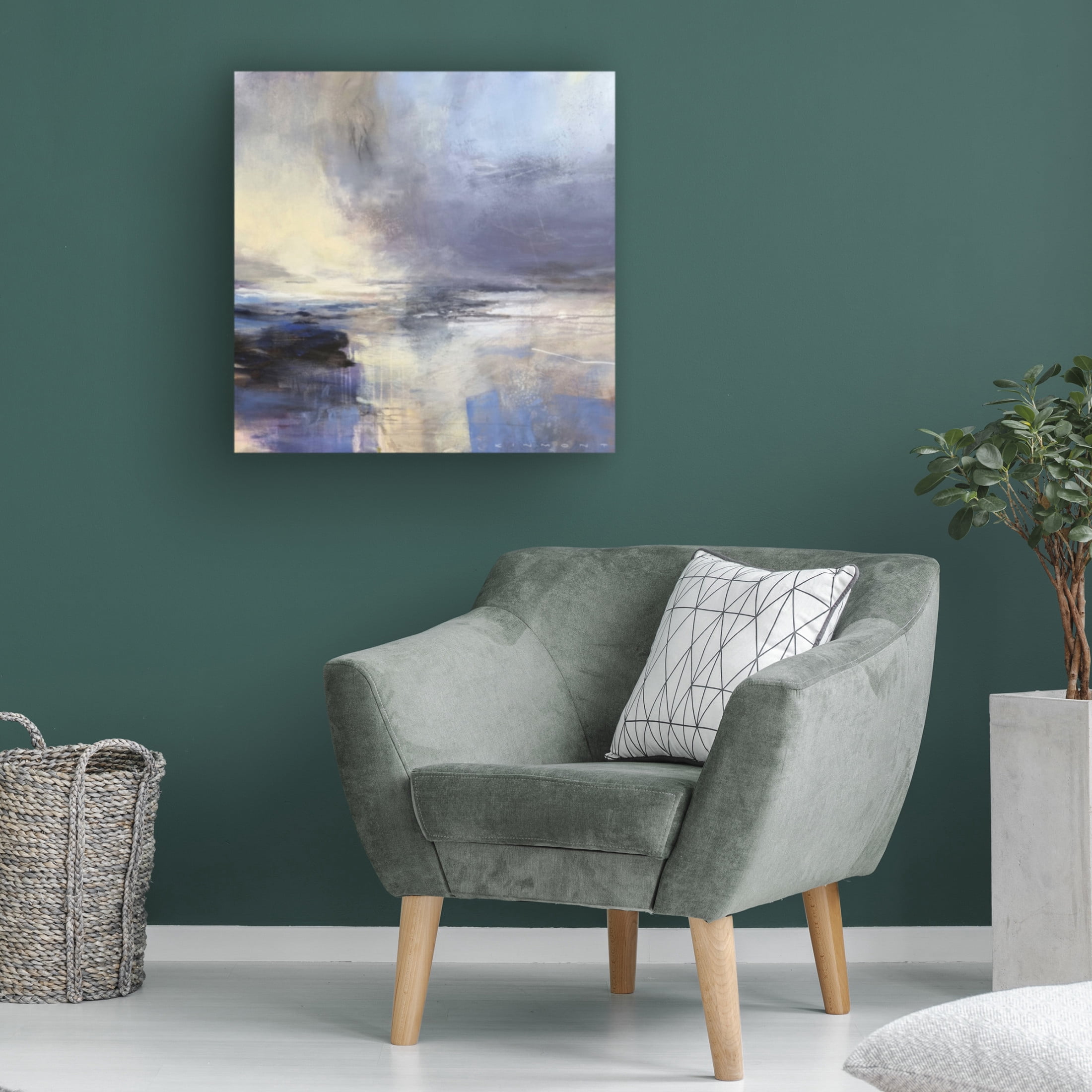 Canvas Wall Art - Andrew Kinmont 'Liquid Light' Wall Art for Living Room, Bedroom, or Office Décor by Trademark Fine Art - 35 x 35 Inches