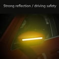 thumbnail image 3 of Walbest 2 Pieces Reflective Car Stickers Set Rearview Mirror Reflective Warning Stickers Car Side Reflective Stickers Car Handle Protectors and Handle Paint Scratch Films for Car Safety (Green), 3 of 7