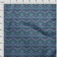thumbnail image 4 of oneOone Cotton Poplin Bluish Violet Fabric African Sewing Material Print Fabric By The Yard 42 Inch Wide, 4 of 4