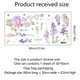 thumbnail image 4 of Wosthever Pegatina de pared de flores, calcomanía de estilo elegante, pintura autoadhesiva para el hogar, póster de fondo de sofá de PVC para telón de Decoración del hogar Wosthever HA079000-00, 4 of 6