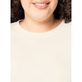 thumbnail image 5 of Terra & Sky Women's Plus Size Fleece Sweatshirt, Available in 1,2, and 3- Packs, Size 0X-4X, 5 of 12