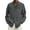 Dark Gray, variant on Men's Linen Shirts Casual Button Down Long Sleeve Shirt Solid Spread Collar Summer Beach Shirts with Pocket Blue L