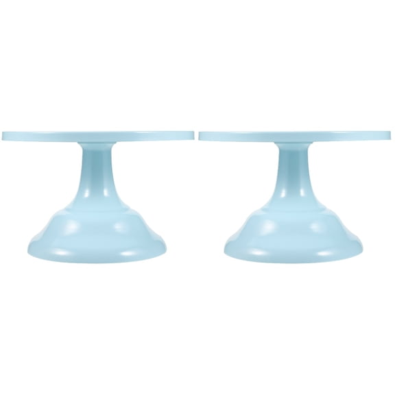 MLINS 2-Pack Metal Desktop Cake Stand Set for Wedding, Dessert, Table Display, Party, and Bakery Presentation