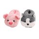 thumbnail image 1 of Pantuflas de animales cálidos de invierno Yinane Zapatillas de mujer Rosa Gris, 1 of 8