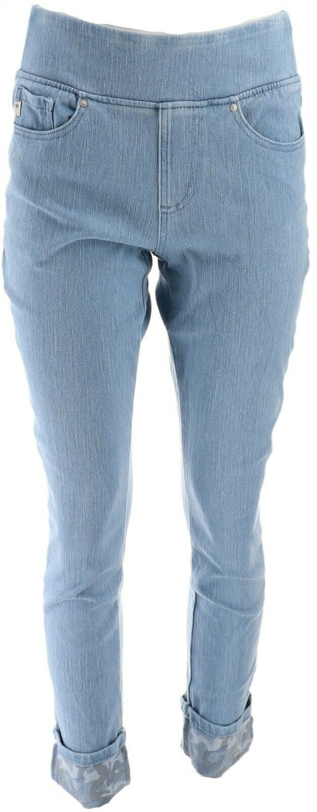 pull on cuffed jeans