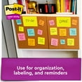 thumbnail image 5 of Post-it® Super Sticky Notes, 6 in x 4 in, Energy Boost Collection, 8 Pads/Pack, 45 Sheets/Pad, 5 of 10