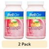 (2 pack) ReliOn Glucose Tablets, Fruit Punch Flavor, 50 Count