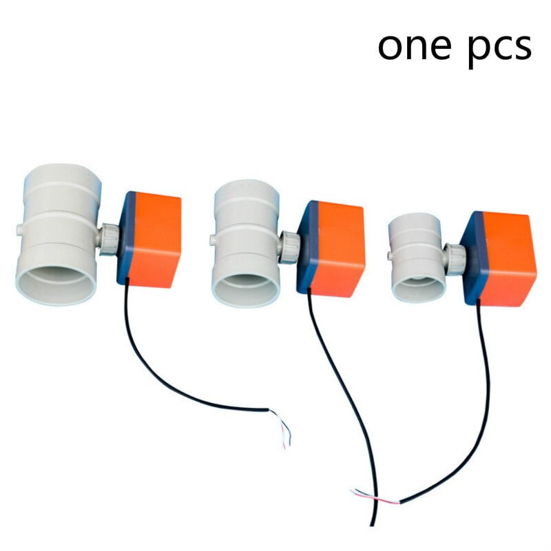 AC220V pvc Electric damper Air volume control valve 50/63/75/90