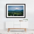 thumbnail image 2 of Mount Hood from Mount Tabor - Portland Oregon Photography Mountain Nature Landscape Scenic Forest Travel Poster Snow Black Framed Wall Art Print 16 x 24 inches, 2 of 4