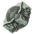 thumbnail image 3 of Hebilla de cinturón de cuerno largo de aleación de zinc Western Matador Rodeo Bullfight Buckle para hombre Soledad Hebilla de cinturón de metal de cabeza de toro, 3 of 6