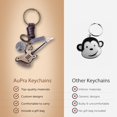 thumbnail image 4 of LAICAIW Leather Funny Robot KeyChains Friend Gift Ideas Women Men KeyRings Small Surprise Present, 4 of 7