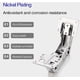 thumbnail image 2 of 170 Degree Hinges Frameless Cabinet Door Hinges Hidden Hydraulic Adjustable, 2 of 5