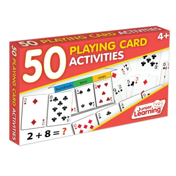 50 Playing Card Activities Learning Educational Game, by Junior Learning