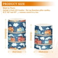 thumbnail image 6 of Yayeee Flameless Candles with Remote Flickering Battery Operated Multi Color Changing, Blue Cute Train Pattern, 6 of 7