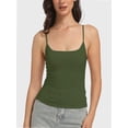 thumbnail image 4 of Women Sexy Square Neck Tank Top Summer Going Out Basic Cami Shirt, 4 of 6